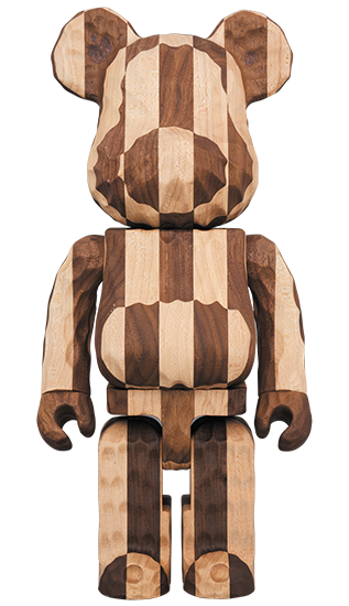 BE@RBRICK カリモク fragmentdesign 400％ carved wooden - LONGITUDINAL CHESS