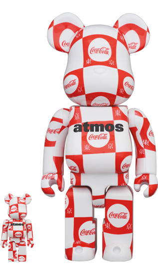 BE@RBRICK atmos × Coca-Cola 東京 100％&400％ | angeloawards.com