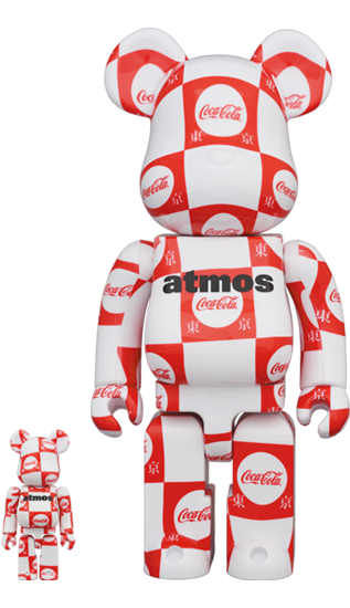 BE@RBRICK atmos × Coca-Cola CLEAR RED 1000％ | Hoardboard Collections