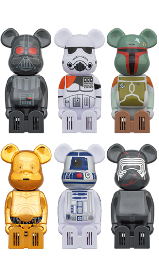 cleverin BE@RBRICK STAR WARS DARTH VADER／SANDTROOPER／BOBA FETT