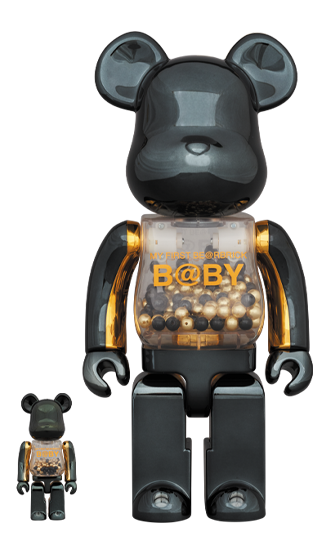 MY FIRST BE@RBRICK B@BY BLACK 400 | genefill.com.do