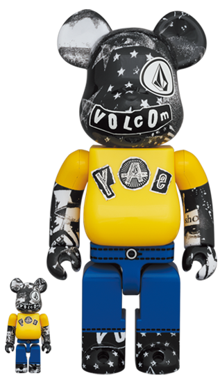 限定品低価】 MEDICOM TOY - VOLCOM × BE@RBRICK 100％ & 400％の通販