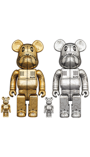 BE@RBRICK SORAYAMA × BAPE(R) CAMO SHARK 100％ & 400％ | Hoardboard